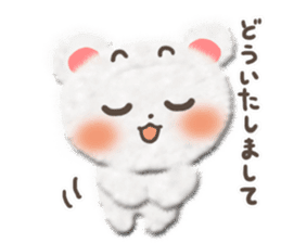 Cotton cute bear sticker #4993489