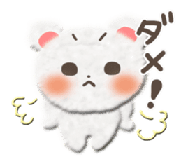 Cotton cute bear sticker #4993491