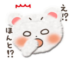 Cotton cute bear sticker #4993492