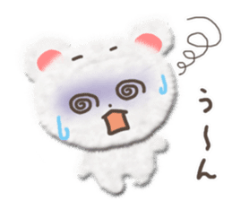 Cotton cute bear sticker #4993495