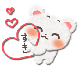 Cotton cute bear sticker #4993498