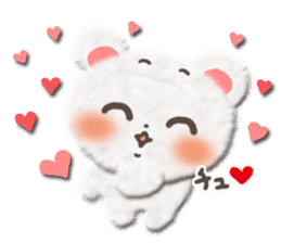 Cotton cute bear sticker #4993500