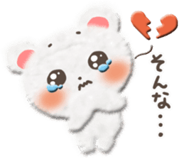 Cotton cute bear sticker #4993501