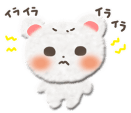 Cotton cute bear sticker #4993504