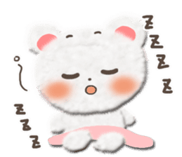 Cotton cute bear sticker #4993516
