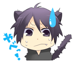 Mononoke a man sticker #4993764