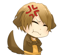 Mononoke a man sticker #4993781