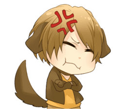 Mononoke a man sticker #4993781