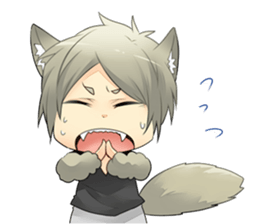 Mononoke a man sticker #4993787