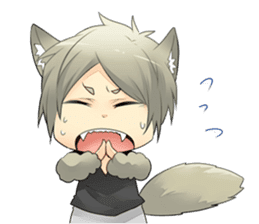 Mononoke a man sticker #4993787