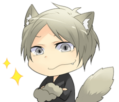 Mononoke a man sticker #4993789