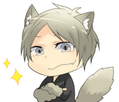 Mononoke a man sticker #4993789