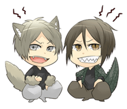 Mononoke a man sticker #4993791