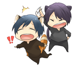 Mononoke a man sticker #4993792