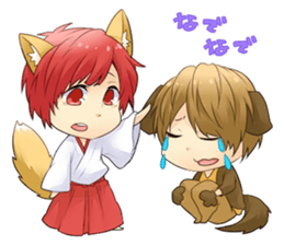 Mononoke a man sticker #4993794