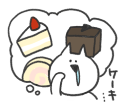 Cat and meal sticker #4993902