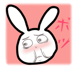 Bunny emoticons and faces sticker #4994108