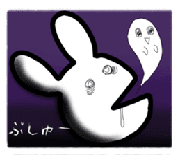 Bunny emoticons and faces sticker #4994117