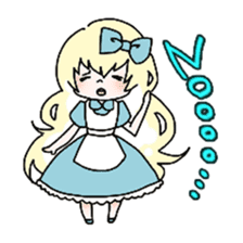 The Melancholy of ALICE sticker #4994165