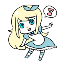 The Melancholy of ALICE sticker #4994166