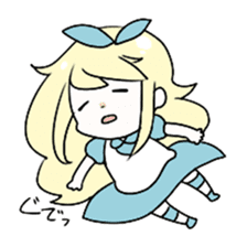 The Melancholy of ALICE sticker #4994179