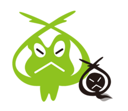 Daily life of a frog and tadpole sticker #4994209