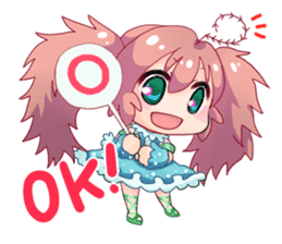 Seaweed Girl Gibasa-chan sticker #4994803