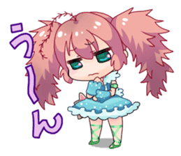 Seaweed Girl Gibasa-chan sticker #4994808
