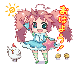 Seaweed Girl Gibasa-chan sticker #4994812