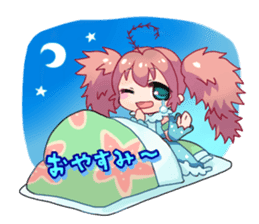 Seaweed Girl Gibasa-chan sticker #4994813