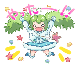 Seaweed Girl Gibasa-chan sticker #4994814