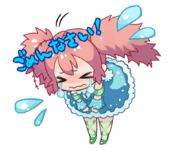 Seaweed Girl Gibasa-chan sticker #4994819