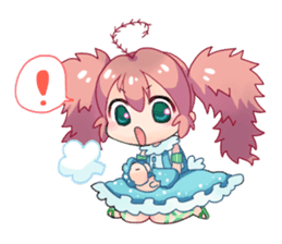Seaweed Girl Gibasa-chan sticker #4994820