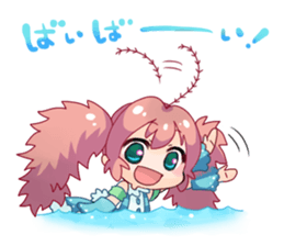 Seaweed Girl Gibasa-chan sticker #4994822