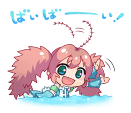 Seaweed Girl Gibasa-chan sticker #4994822