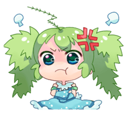 Seaweed Girl Gibasa-chan sticker #4994828