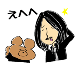 THE COFFEE & CIGARETTES with Ms.Bea-Bla sticker #4994909