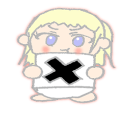 cute girl sheep-chan Of amaze experience sticker #4995543