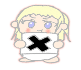 cute girl sheep-chan Of amaze experience sticker #4995543