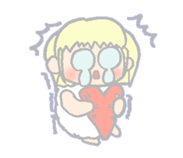 cute girl sheep-chan Of amaze experience sticker #4995548
