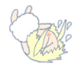 cute girl sheep-chan Of amaze experience sticker #4995558