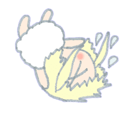 cute girl sheep-chan Of amaze experience sticker #4995558