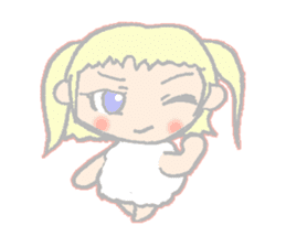cute girl sheep-chan Of amaze experience sticker #4995559