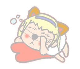 cute girl sheep-chan Of amaze experience sticker #4995571