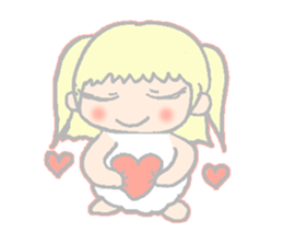 cute girl sheep-chan Of amaze experience sticker #4995581