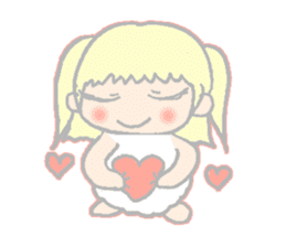 cute girl sheep-chan Of amaze experience sticker #4995581