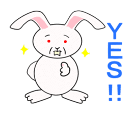 Kankawa rabbit sticker #4995990