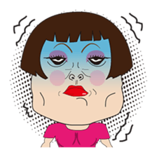 Friends bluff in a dialect of KANSAI 2 sticker #4996187