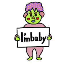 Colorful Baby sticker #4996750