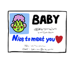 Colorful Baby sticker #4996762
